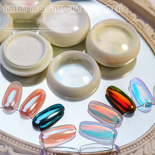 nail glitter aurora white nail glitter powder moonlight mirror nails art dust reflective ice transparent powder uv gel manicure accessories, Silver;gold
nail glitter aurora white nail glitter powder moonlight mirror nails art dust reflective ice transparent powder uv gel manicure accessories, Silver;gold