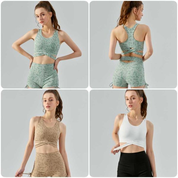 lulu bra summer leopard print cross hollowing sports women nude slim integrated chest pad lemon breathable quick-dry fitness vest woman
lulu bra summer leopard print cross hollowing sports women nude slim integrated chest pad lemon breathable quick-dry fitness vest woman
