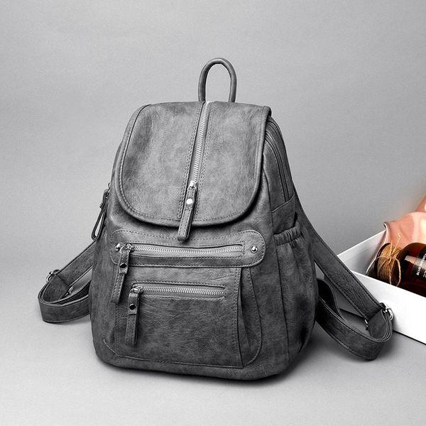 women backpack style pu leather fashion casual bags small girl schoolbag business lapbackpack charging bagpack rucksack sport&outdoor packs
women backpack style pu leather fashion casual bags small girl schoolbag business lapbackpack charging bagpack rucksack sport&outdoor packs