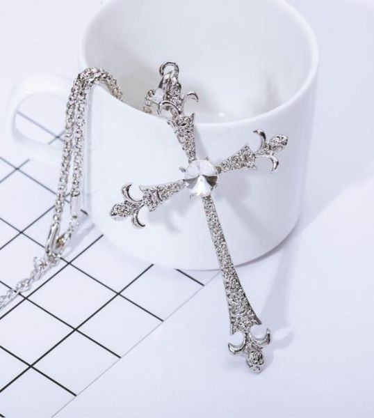 silver color alloy crystal cross pendant necklace fashion long chain necklaces for women statement jewelry girl gifts 88x57cm pe6619214
silver color alloy crystal cross pendant necklace fashion long chain necklaces for women statement jewelry girl gifts 88x57cm pe6619214