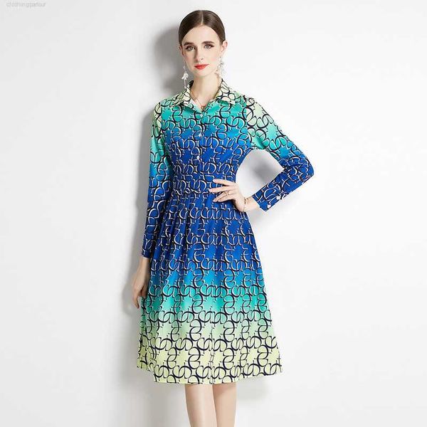 2023 autumn classic lapel casual shirt dress long sleeve women fashion high waist print pleated dresses spring autumn office ladies fine ele, White;black
2023 autumn classic lapel casual shirt dress long sleeve women fashion high waist print pleated dresses spring autumn office ladies fine ele, White;black