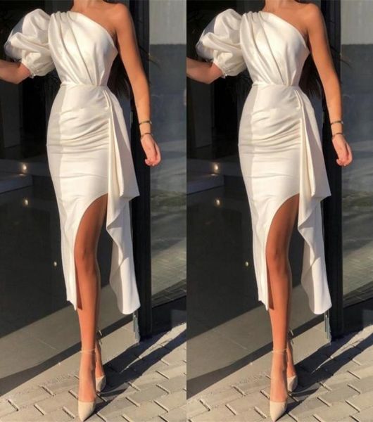 cocktail party dresses one shoulder knee length side slit satin short prom dresses graduation gowns vestidos de fiesta 6065634, Black
cocktail party dresses one shoulder knee length side slit satin short prom dresses graduation gowns vestidos de fiesta 6065634, Black