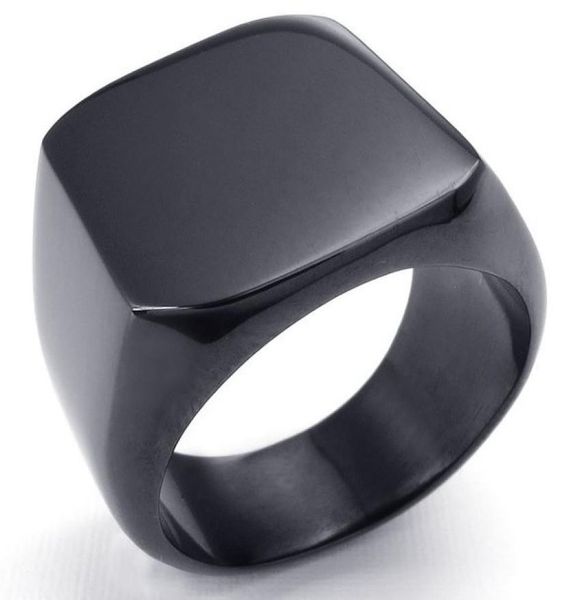 fashion mens stainless steel biker high polished ring signet goldblack two color to choose r347170058, Silver
fashion mens stainless steel biker high polished ring signet goldblack two color to choose r347170058, Silver
