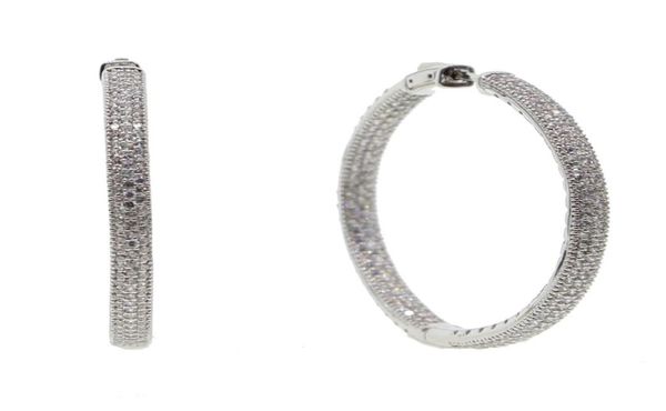 new micro pave cz big hoop earring 25mm 50mm 2 sized fashion jewelry cubic zirconia shiny silver plated classic jewelry4637017, Golden;silver
new micro pave cz big hoop earring 25mm 50mm 2 sized fashion jewelry cubic zirconia shiny silver plated classic jewelry4637017, Golden;silver