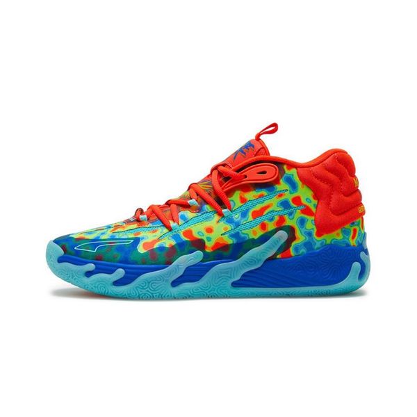 

womens lamelo ball mb 3 basketball shoes youth kids boys girls guttermelo blue red purple jade green slime pink black red halloween sneakers