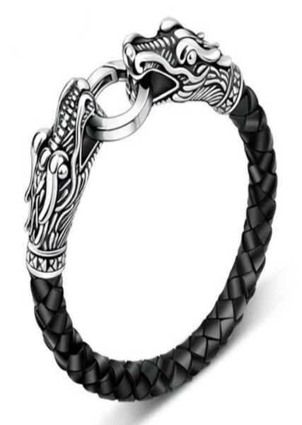 leather tibetan silver men bracelet titanium fashion male vintage accessories parataxis dragon bracelet men jewelry4595578, Golden;silver
leather tibetan silver men bracelet titanium fashion male vintage accessories parataxis dragon bracelet men jewelry4595578, Golden;silver