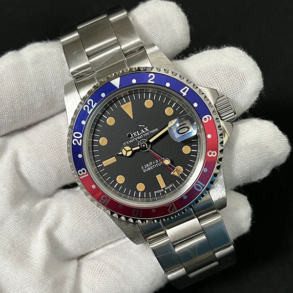 other watches automatic vintage gmt watch for men nh34 movement sapphire crystal design oem dial c3 luminous waterproof mechanical 230729, Slivery;black
other watches automatic vintage gmt watch for men nh34 movement sapphire crystal design oem dial c3 luminous waterproof mechanical 230729, Slivery;black