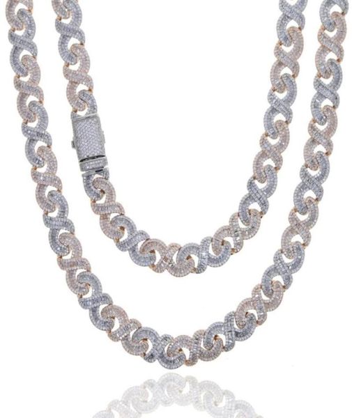chokers 5a cubic zirconia iced out bling hip hop men boy jewelry two tone rose gold color rectangle cz infinity cuban necklace7902320, Golden;silver
chokers 5a cubic zirconia iced out bling hip hop men boy jewelry two tone rose gold color rectangle cz infinity cuban necklace7902320, Golden;silver