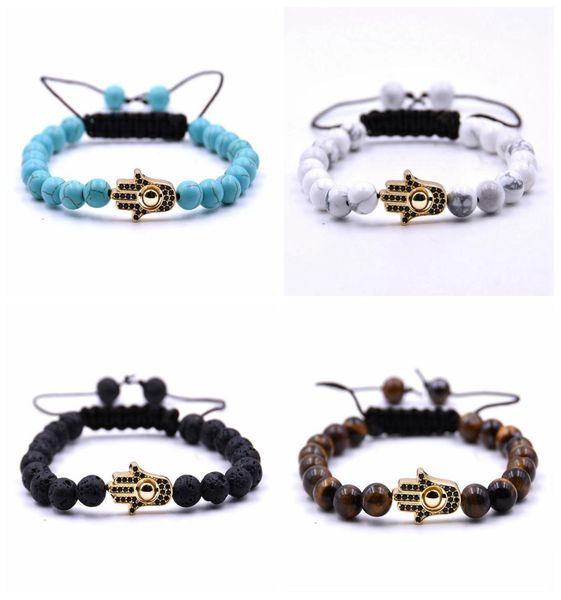 10pcset unique jewelry adjustable handmade gift friendship white howlite beads 8mm gold copper evil eye bracelet for women 9950142, Black
10pcset unique jewelry adjustable handmade gift friendship white howlite beads 8mm gold copper evil eye bracelet for women 9950142, Black