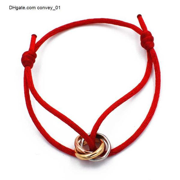 trinity stainless steel ring string charm bracelet three rings hand strap couple bracelets for women men fashion designer jewelry famous 43, Golden;silver
trinity stainless steel ring string charm bracelet three rings hand strap couple bracelets for women men fashion designer jewelry famous 43, Golden;silver