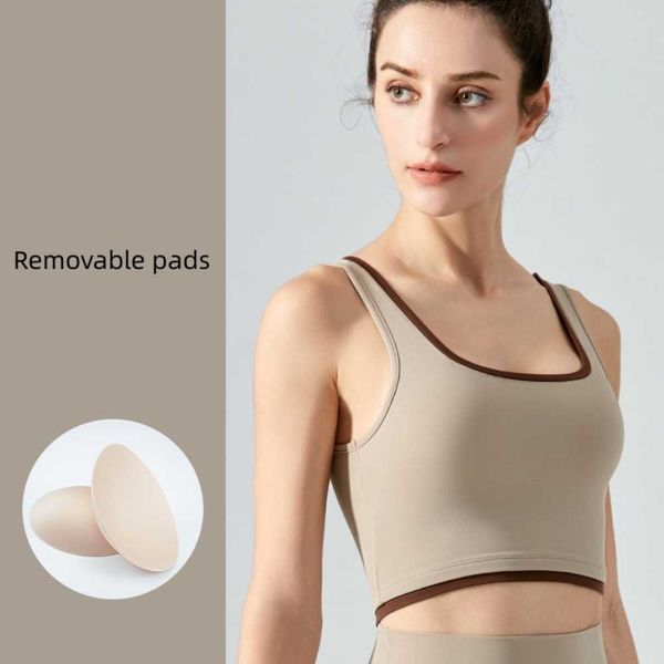lulu contrast color lemon vest bra sports bra for women gym fitness tanks push up high support shockproof running bra woman
lulu contrast color lemon vest bra sports bra for women gym fitness tanks push up high support shockproof running bra woman