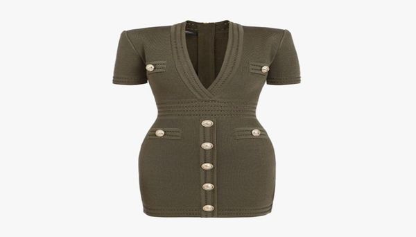 new designer women runway dresses v neck short sleeve lion head button milan runway dress sheath slim knitted dr9733307, Black
new designer women runway dresses v neck short sleeve lion head button milan runway dress sheath slim knitted dr9733307, Black