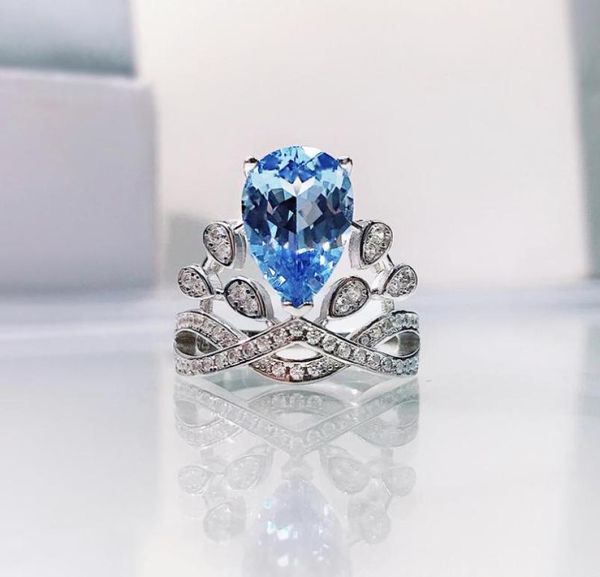 2021 new crown 8x12 aquamarine zircon ring female simple lady fashion style57883145918210, Golden;silver
2021 new crown 8x12 aquamarine zircon ring female simple lady fashion style57883145918210, Golden;silver