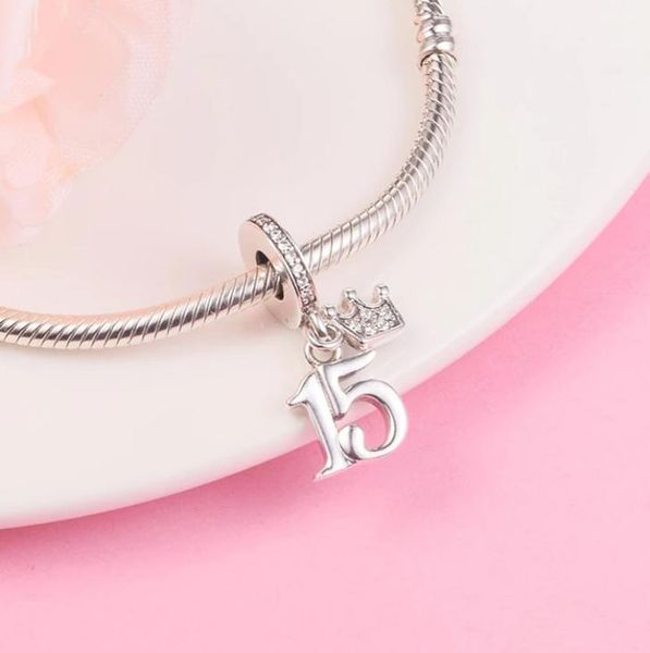 authentic 925 sterling silver beads 15th birthday dangle charms fits european style jewelry bracelets & necklace diy gift for women 799540c0, Black
authentic 925 sterling silver beads 15th birthday dangle charms fits european style jewelry bracelets & necklace diy gift for women 799540c0, Black