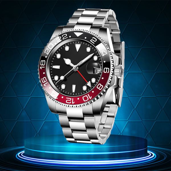 8215 movement mens watch automatic gmt watches 40mm all stainless steel business 904l oyster bracelet adjustable montre de luxe self-wind fa, Slivery;brown
8215 movement mens watch automatic gmt watches 40mm all stainless steel business 904l oyster bracelet adjustable montre de luxe self-wind fa, Slivery;brown