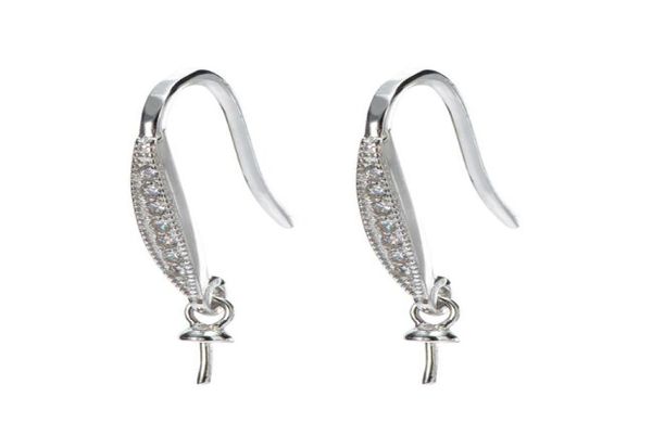 earrings settings 925 sterling silver zircon hook findings diy jewelry making for drop pearl 5 pairs3016194, Slivery;crystal
earrings settings 925 sterling silver zircon hook findings diy jewelry making for drop pearl 5 pairs3016194, Slivery;crystal