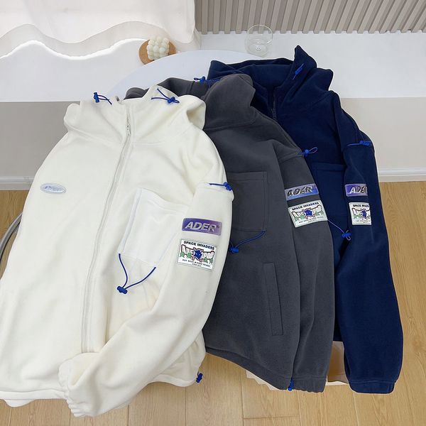 women's jackets ader error little monster austrian fleece jacket autumn and winter thickened warm letter hooded cardigan 230729, Black;brown
women's jackets ader error little monster austrian fleece jacket autumn and winter thickened warm letter hooded cardigan 230729, Black;brown