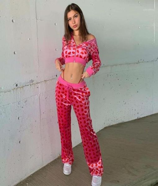 women039s tracksuits heart velvet suit fall 2021 loose high waist trousers hooded zipper jacket two piece set soft outfits tr6617912, Gray
women039s tracksuits heart velvet suit fall 2021 loose high waist trousers hooded zipper jacket two piece set soft outfits tr6617912, Gray