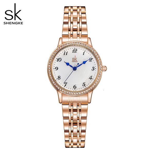 wristwatches swiss brand shengke women watch stainless steel rose gold simple waterproof luminous ladies watches luxury quartz elegant clock, Slivery;brown
wristwatches swiss brand shengke women watch stainless steel rose gold simple waterproof luminous ladies watches luxury quartz elegant clock, Slivery;brown