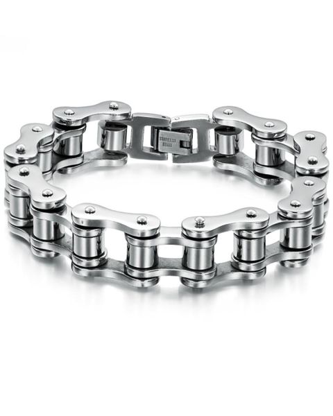 classic men039s bike bracelet stainless steel bracelets polish bangle bracelet link chain bracelet for men gifts1425757, Black
classic men039s bike bracelet stainless steel bracelets polish bangle bracelet link chain bracelet for men gifts1425757, Black