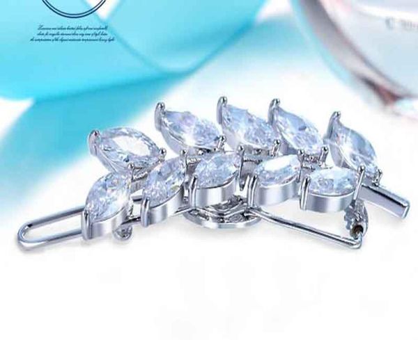 flashing zircon leaves hairpin blue crystal headwear barrette hair clip headwear accessories jewelry for woman girls1689905, Golden;silver
flashing zircon leaves hairpin blue crystal headwear barrette hair clip headwear accessories jewelry for woman girls1689905, Golden;silver