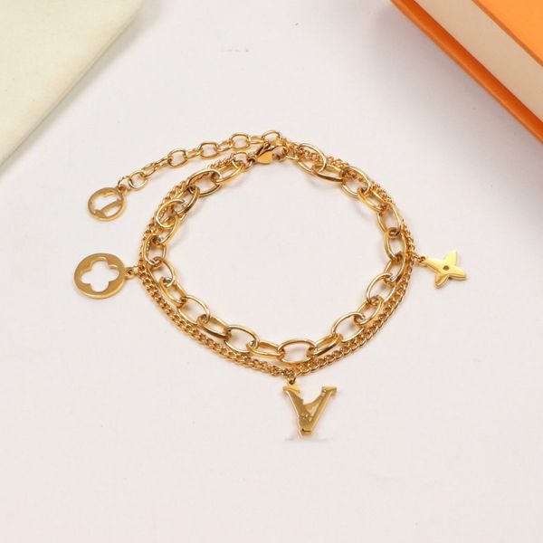 original luxury designer girls women letter flower double layer bracelets elegant love 18k gold silver bangles v logo engrave bracelet fashi, Golden;silver
original luxury designer girls women letter flower double layer bracelets elegant love 18k gold silver bangles v logo engrave bracelet fashi, Golden;silver