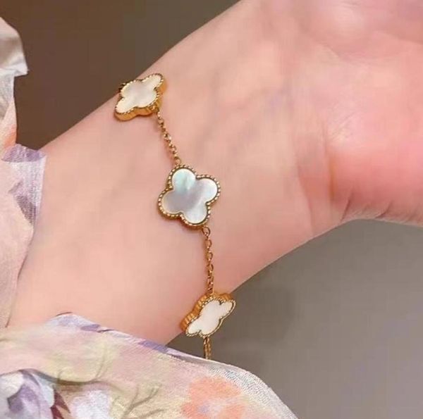 fashion classic 4/four leaf clover charm bracelets bangle chain 18k gold agate shell mother-of-pearl for women&girl wedding mother' day, Golden;silver
fashion classic 4/four leaf clover charm bracelets bangle chain 18k gold agate shell mother-of-pearl for women&girl wedding mother' day, Golden;silver