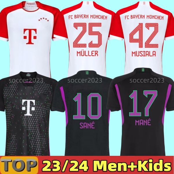 23 24 bayern soccer jerseys sane kimmich munich muller davies coman 2023 2024 home away goretzka gnabry mane #17 jersey musiala men kids kit, Black;yellow
23 24 bayern soccer jerseys sane kimmich munich muller davies coman 2023 2024 home away goretzka gnabry mane #17 jersey musiala men kids kit, Black;yellow