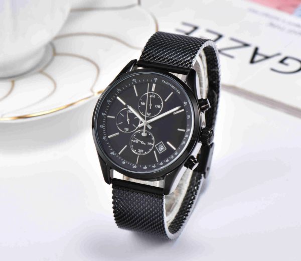 2021 luxury mens watches all pointer work functional chronograph quartz watch stainless steel strap waterproof designer stop, Slivery;golden
2021 luxury mens watches all pointer work functional chronograph quartz watch stainless steel strap waterproof designer stop, Slivery;golden