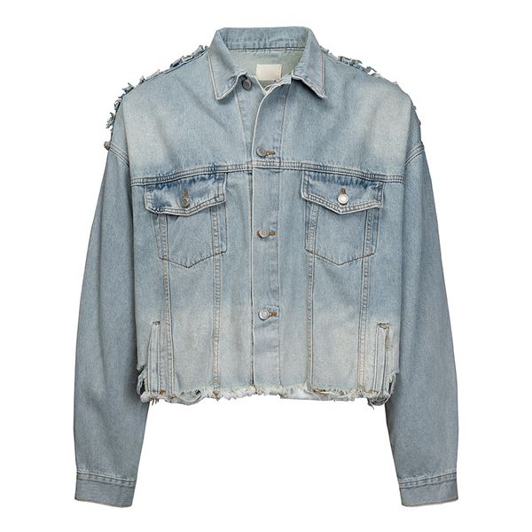 men's jackets harajuku oversize hip hop fashion short denim clip vintage wash tassel edge jacket street fit loose y2k deni 230729, Black;brown
men's jackets harajuku oversize hip hop fashion short denim clip vintage wash tassel edge jacket street fit loose y2k deni 230729, Black;brown