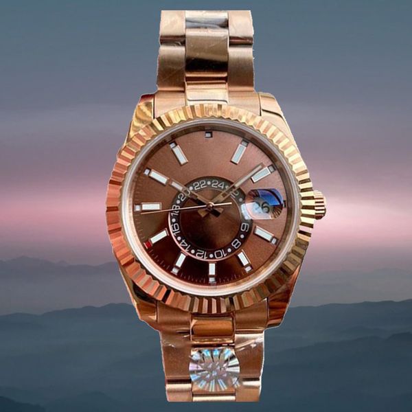 men watches luxury sky dweller watchs automatic machine 8215 movement sapphire calendar 42mm watch stainless montre gold color waterproof wr, Slivery;brown
men watches luxury sky dweller watchs automatic machine 8215 movement sapphire calendar 42mm watch stainless montre gold color waterproof wr, Slivery;brown