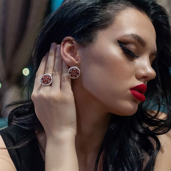 wedding jewelry sets gem s ballet 11 65ct natural red garnet gemstone earrings ring set 925 sterling silver round for women 230729, Slivery;golden
wedding jewelry sets gem s ballet 11 65ct natural red garnet gemstone earrings ring set 925 sterling silver round for women 230729, Slivery;golden