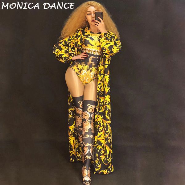 women's jumpsuits rompers women stage nightclub party gold totem bodysuit coat 3d print jumpsuit for dancer singer stage wear show time, Black;white
women's jumpsuits rompers women stage nightclub party gold totem bodysuit coat 3d print jumpsuit for dancer singer stage wear show time, Black;white
