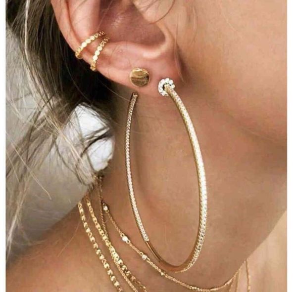 charm earrigns european 2021 trendy and stylish women039s jewellery hoop earrings3533476, Golden
charm earrigns european 2021 trendy and stylish women039s jewellery hoop earrings3533476, Golden