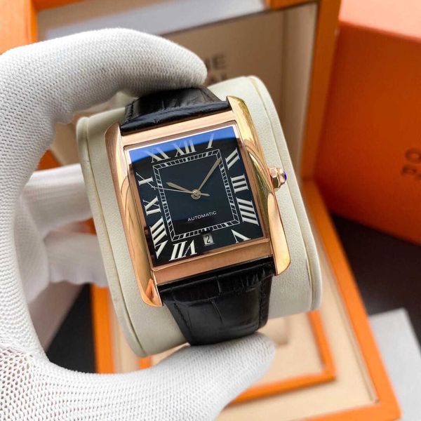 designer men wristwatches carter tank watch bxeg mechanical movement uhr montre de luxe wit box, Slivery;brown
designer men wristwatches carter tank watch bxeg mechanical movement uhr montre de luxe wit box, Slivery;brown