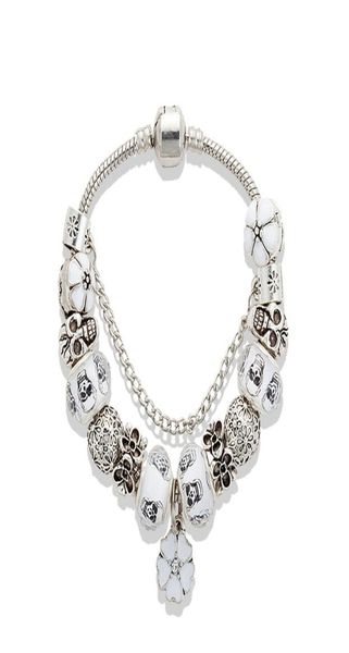 fashion white flower pendant bracelet luxury designer silver plated original box set suitable for diy skull beaded bracelet holiday1324152, Golden;silver
fashion white flower pendant bracelet luxury designer silver plated original box set suitable for diy skull beaded bracelet holiday1324152, Golden;silver