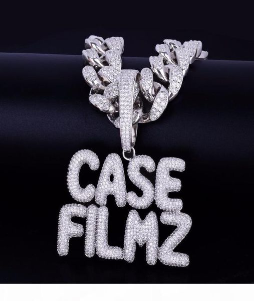 with 20mm cuban chain custom name small bubble letters chain pendant necklace for men zircon hip hop jewelry9886105, Silver
with 20mm cuban chain custom name small bubble letters chain pendant necklace for men zircon hip hop jewelry9886105, Silver