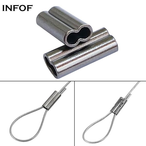 infof brand 500pcs lot f6058 fishing wire crimps double oval copper tube bass fishing line connector carp fishing tackle2647
infof brand 500pcs lot f6058 fishing wire crimps double oval copper tube bass fishing line connector carp fishing tackle2647