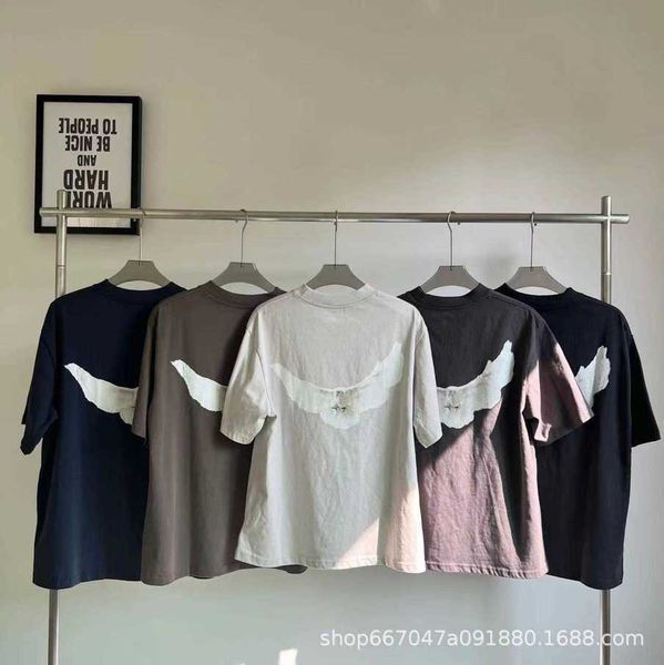 designer kanyes classic wests t shirt three party joint peace dove printed washing water short sleeves high street mens and womens yzys tees, White;black
designer kanyes classic wests t shirt three party joint peace dove printed washing water short sleeves high street mens and womens yzys tees, White;black