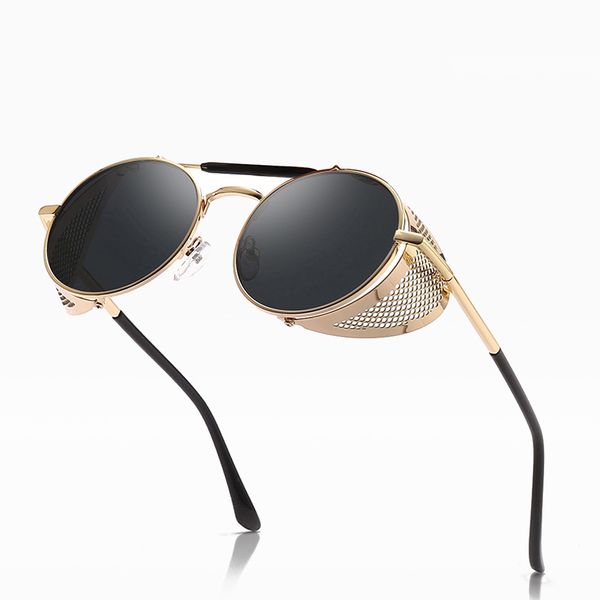 retro gothic steampunk style round metal frame sunglasses men women luxury eyeglasses brand designer shields lens sun glasses gafas de sol, White;black
retro gothic steampunk style round metal frame sunglasses men women luxury eyeglasses brand designer shields lens sun glasses gafas de sol, White;black