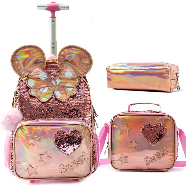 school bags bikab 3pc school bags for girls with wheeled bag sequin cartoon cute 16" kids' luggage mochila trolley mochila trolley
school bags bikab 3pc school bags for girls with wheeled bag sequin cartoon cute 16" kids' luggage mochila trolley mochila trolley