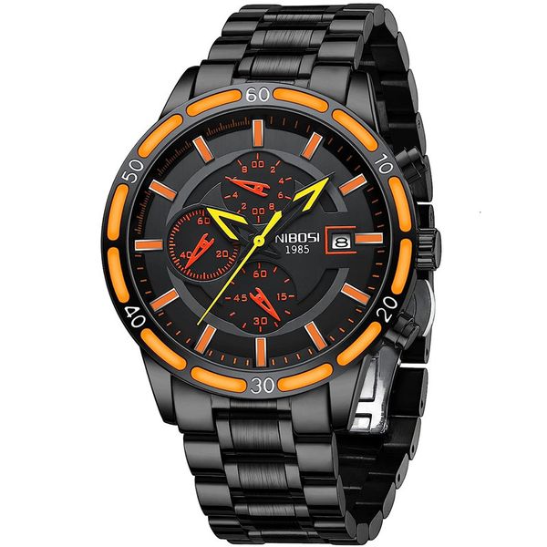 wristwatches nibosi watch brand original sports quartz mens watches full steel waterproof chronograph wristwatch men relogio masculino 23072, Slivery;brown
wristwatches nibosi watch brand original sports quartz mens watches full steel waterproof chronograph wristwatch men relogio masculino 23072, Slivery;brown