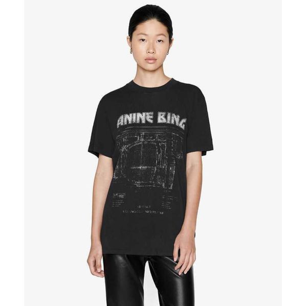 cotton round neck tee shirt letter drawing printed black short sleeve women designer t-shirt 8265300, White
cotton round neck tee shirt letter drawing printed black short sleeve women designer t-shirt 8265300, White