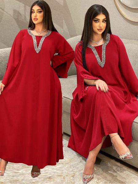ethnic clothing eid morocco muslim party dress women abaya ramadan jilbab turkey islamic vestidos elegant india moroccan kaftan arab elbise, Red
ethnic clothing eid morocco muslim party dress women abaya ramadan jilbab turkey islamic vestidos elegant india moroccan kaftan arab elbise, Red