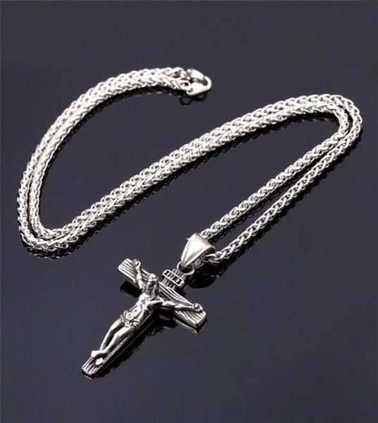 chains religious jesus cross necklace for men gold stainless steel crucifix pendant with chain necklaces male jewelry gift7411222, Silver
chains religious jesus cross necklace for men gold stainless steel crucifix pendant with chain necklaces male jewelry gift7411222, Silver