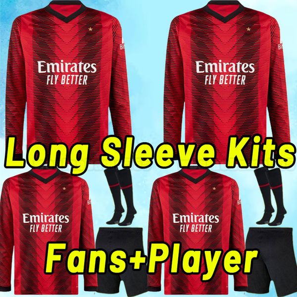 23 24 home ac milans soccer jerseys 2023 tomori giroud ibrahimovic de ketelaere 2024 tonali theo brahim football shirt men long sleeve fans, Black;yellow
23 24 home ac milans soccer jerseys 2023 tomori giroud ibrahimovic de ketelaere 2024 tonali theo brahim football shirt men long sleeve fans, Black;yellow