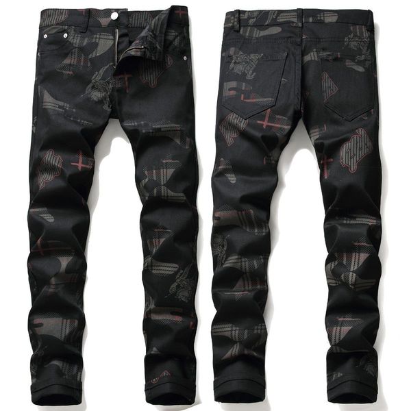 mens jeans mens fashion cotton trousers with print design autumn highend brand denim black stretch stylish casual streetwear jeans 230729, Blue
mens jeans mens fashion cotton trousers with print design autumn highend brand denim black stretch stylish casual streetwear jeans 230729, Blue