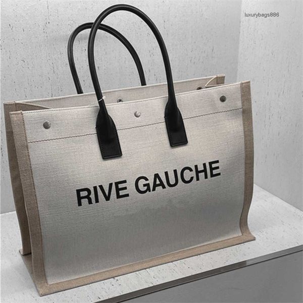 trend women handbags rive gauche tote bag 48cm fashion linen purse designer shoulder large beach shopping bags with letter s canvas travel s
trend women handbags rive gauche tote bag 48cm fashion linen purse designer shoulder large beach shopping bags with letter s canvas travel s