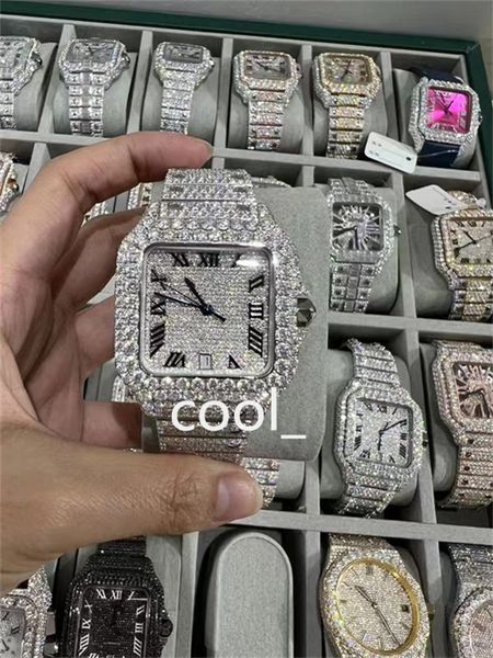 luxury mens watch for men designer movement watches diamond moissanite watch montre iced out watch automatic men's montre luxe mens lux, Slivery;brown
luxury mens watch for men designer movement watches diamond moissanite watch montre iced out watch automatic men's montre luxe mens lux, Slivery;brown