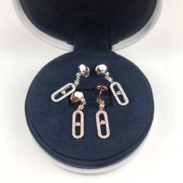 stud 100% 925 sterling silver classic french jewelry stud earrings for women moving diamonds great holiday gift 230729, Golden;silver
stud 100% 925 sterling silver classic french jewelry stud earrings for women moving diamonds great holiday gift 230729, Golden;silver
